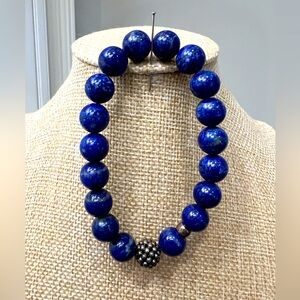 Blue Beaded Bracelet